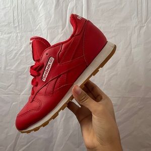 red reebok sneakers